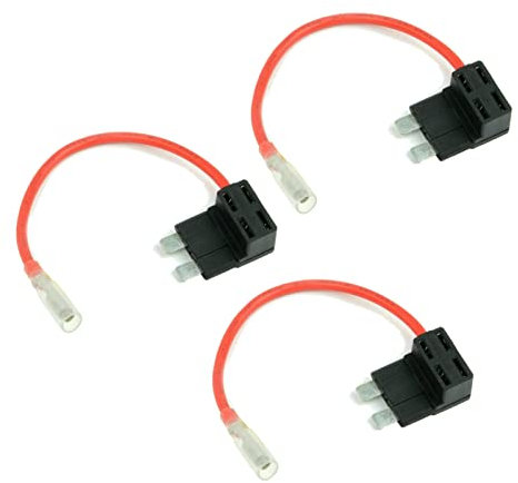 MOUDOAUER Sicherungshalter Add-a-Circuit TAP Adapter Micro Mini Standard für ATM APM Flachsicherung mit Blade Auto Sicherungshalter Zubehör