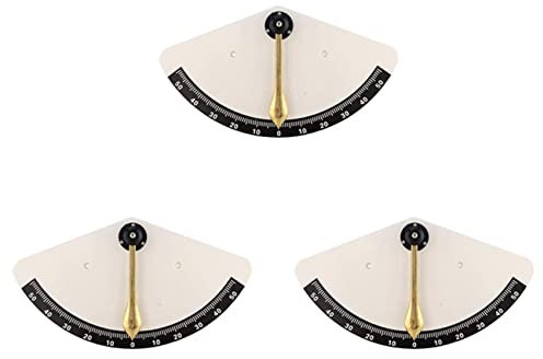 Gathukila 3 x Neigungsmesser, Marine-Clinometer, Neigungsmesser, Winkelmesser, Instrument für Schiffe, Boote, Yachten, nautische