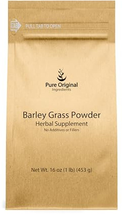 PURE ORIGINAL INGREDIENTS Barley Grass Powder, 1 lb, Herbal Supplement, Always Pure, No Fillers