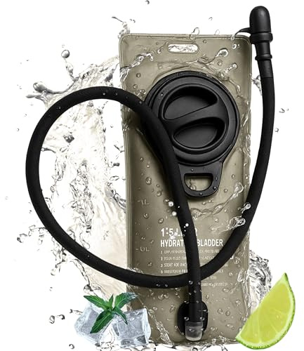 Peartree HydratePro Hydration Bladder – 1.5L Water Bladder for Hiking or Running Vest – BPA-Free Water Pouch – Leakproof Hydration Pack with Handle & Silicone Mouthpiece.