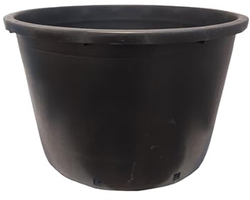 NG NICCOLAI VASO TINOZZA MASTELLO DI GRANDI DIMENSIONI SENZA MANICI CON FORI PER ORTO GIARDINAGGIO E VIVAISMO VARIE MISURE 100% PVC RICCLATO (LT. 210 (Ø 80/75 cm - H. 55 cm))