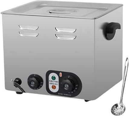forplubossmmp 2.6KW Commercial Egg Boiler Machine, Electric Egg Boiler Steamer w/Thickened Slag Plate, 60Pcs Large Capacity Hot Spring Egg Cooker 30-110 Timing, Compact Size 15 * 10.6 * 11in
