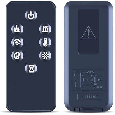 TCNOUMT New Replacement Remote Control fit for Dimplex Multi-Fire Plug-in Electric Firebox XHD28L XHD28G