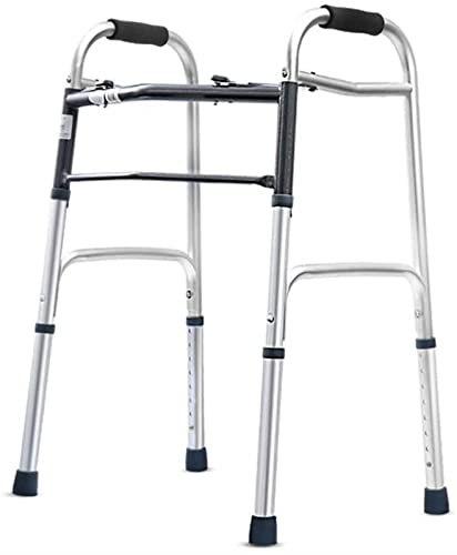 Gehhilfe für Senioren - Gehhilfe für Treppen hoch und runter, leichte Gehhilfe aus Aluminium, verstellbare Mobilität, einziehbar, vierfacher Komfort