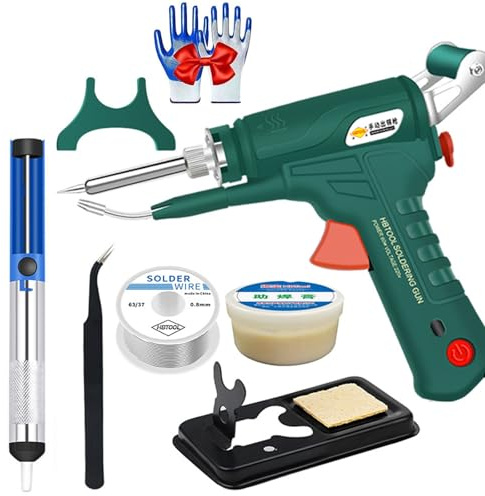 Herramientas de soldadura láser industrial con calentamiento interno, juego de pistola de soldar multifunción, soldador automático con cable de calentamiento interno, soldador portátil for bricolaje i