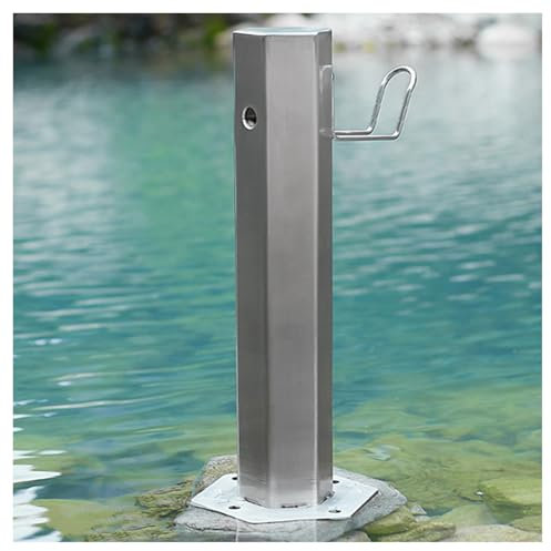 Colonna d'acqua da giardino autoportante per esterni, con rubinetto, resistente al gelo, design invernale, rubinetto a terra durevole fontana per giardino, patio e cortile