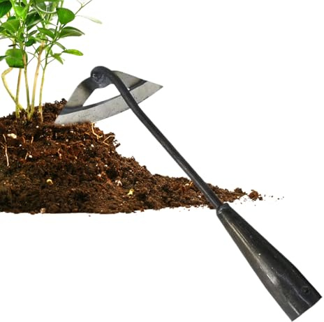 Duqulle Binettes De Jardinage - Binette Manuelle pour Jardin | Outil à Désherber et Aérer la Terre pour Parterres Vignes Pelouses et Aménagements Extérieurs