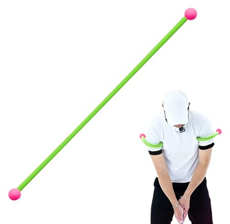 Golftrainingszubehör für Herren, tragbar und faltbar | D-Schwingstab für Golf-Training im Innenbereich | für Golfer, Athleten, Erwachsene, Jugendliche, Training, Indoor Outdoor Co