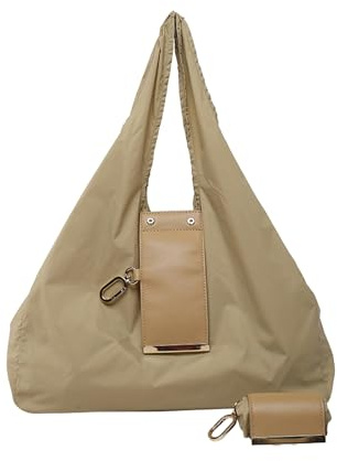 tulahkomen Tote Bag Portachiavi Espandibile Portachiavi Borsa Portachiavi Tote Pelle Alla Moda Borse Pieghevole Portachiavi Shopping Borsa da Lavoro Per Donne Ragazze