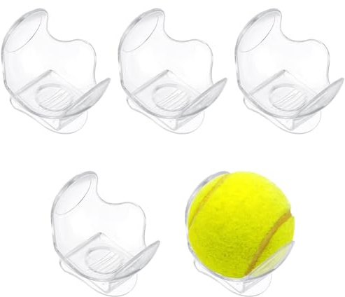 nbeads 5 Stück Tennisball Hüftclip Halter, ABS Hüftclip Halter Transparenter Präsentationsständer Für Trainingsspiele Und Sportliche Aktivitäten