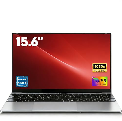 FUNYET 2026 Laptop - 15.6'' FHD 1920×1080 Computer with 4425Y Processor(Up to 1.7GHz), 16GB RAM DDR3 512GB SSD Notebook Support WiFi 5 BT 4.2 USB 3.0 TF Card HDMI Suitable for Students and Business