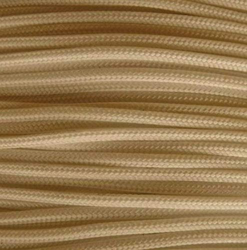 Be-Creative - Cordoncino per tenda con luce romana, 1000 m, 1,2 mm (crema)