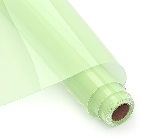 Asoway Sublimations HTV Vinyl Flexfolie für helles Gewebe, Plotterfolie Textil Vinyl für Sublimation 30,5 X 244CM, Einfach zu bedienen, leuchtende Farben (Glänzend)