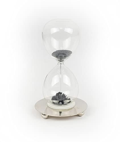 Winkee - Magnetische Sanduhr | Sanduhr ca. 1 Minute | Sanduhr Deko | Hourglass 1 Minute | Schreibtischdeko | Zeitloses Geschenk zu Weihnachten, Geburtstag