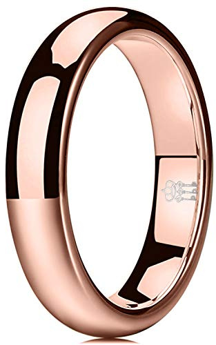 Three Keys Jewelry Wedding Bands for Men & Women – Titanium & Tungsten Rings in Silver, Rose Gold, or Black – 2mm / 4mm / 6mm / 8mm, Brushed or Polished Comfort Fit, Unique Infinity Design