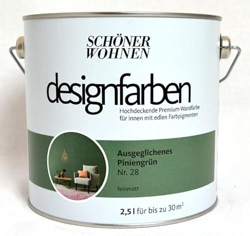 Designfarbe Ausgeglichenes Piniengrün Nr. 28 2,5 l