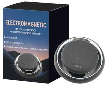 Limtula Dégivreur électromagnétique portable pour vitres de voiture, pare-brise, antigel moléculaire, outil de nettoyage efficace