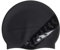Arena Icons Team-Streifen-Unisex-Silikon-Badekappe für Damen und Herren, intensives Training, Rennen, bequem, rutschfest, Langhaar, Arena Stripe/Schwarz/Schwarz