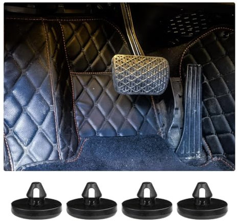 Car Brake Switch Pedal Stop Pads, Rubber Automotive Clutch Pedal Stopper, Auto Brake Light Switch Stopper Pad, Universal Vehicle Accessories Compatible with 90541-06036 (4)