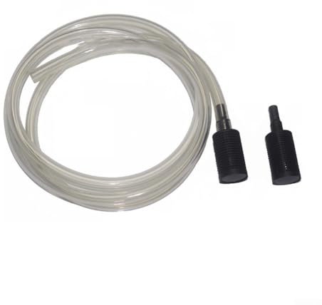 Tubo per idropulitrice ad alta pressione, tubo di aspirazione da 3 metri e accessorio per filtro, tubo sifone e filtro per sapone e iniettore, 2 filtri per una facile applicazione