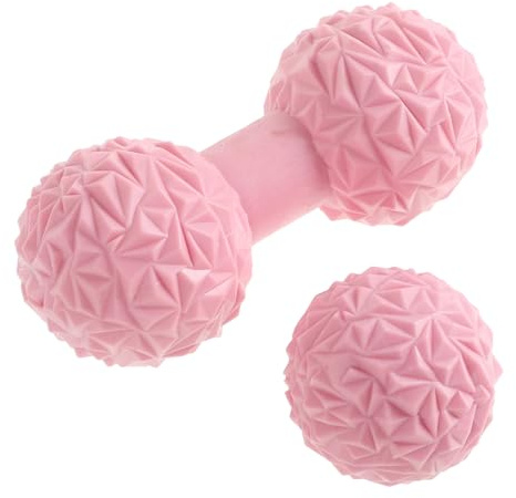 POPETPOP Massageball Nackenmassagegerät Rückenmassagegerät Muskelmassageball Beinmassageball Tragbarer Yogaball für Fitness Praktischer Massageball mit Hoher Härte