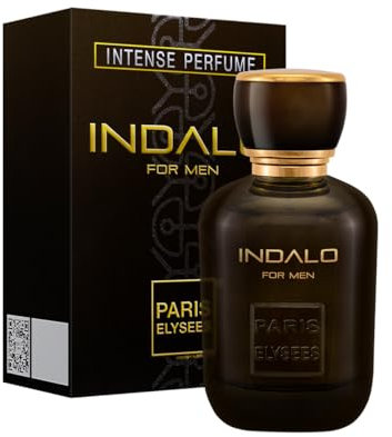 PARIS ELYSEES - Indalo - Eau de Toilette Uomo - Legnosa & Speziata - Pepe Nero, Geranio - Vaporizzatore profumo uomo 100ml - Flacone da viaggio ricaricabile 5ml incluso