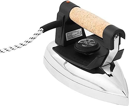 EOLO Stir Lux FR03 V5 Ferro da Stiro a Secco Professionale 850 Watt Manico in Sughero Garanzia 5 Anni Made in Italy Efficienza A++
