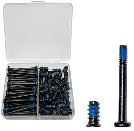 DVUIYYL Pc Screws Kit, Pc Fan Screws and AIO Cooler Fan Screws, for 60mm 80mm 90mm 92mm 120mm 140mm 240mm 360mm Radiator Computer Screws (30mm UNC 6-32 30PCS / M5x10mm 50PCS)