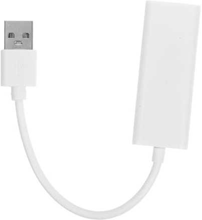 OSOLADY Adattatore di Rete e Compatibilità Ampia Trasferimento Dati Veloce USB 2.0 a Rj45 Bianco Affidabili e Stabili per Connessioni Cablate