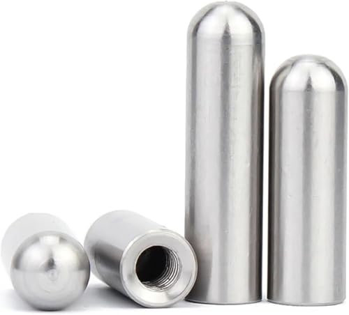 dvkGKLVq Goupille d'étagère, goupille cylindrique, goupille cylindrique à tête Ronde à Filetage Interne en Acier Inoxydable 304, goupille Creuse/goupille à Dents internes(5pcs 5x40xM3)