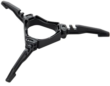 Fire-Maple Gas Canister Stand Foldable Fuel Gas Tank Bracket Support Gas Bottle Tripod Cartridge Holder for Camping Picnic Bikepacking (Black)