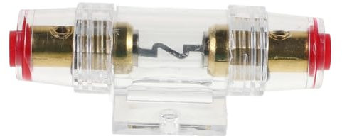 GLEAVI Porte Fusible Audio de Protection Alimentation pour Installation Amplificateur et Caisson de Basses Fusible Fiable et Compatible Systèmes Audio Automobiles