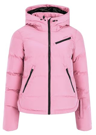 Protest PRTLUCID - Chaqueta de esquí y snowboard para mujer, Rosado vintage, L