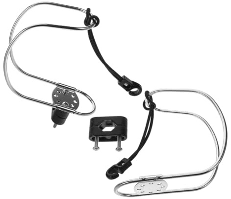 ABOOFAN 2 Piezas Soporte de Aro Salvavidas de Acero Inoxidable para Yates y Barcos Montaje Firme y Seguro Resistente Condiciones Marinas Adversas