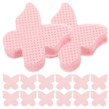 Toyvian Lingettes Démaquillantes pour Ongles 200 Pièces en Coton Non Pelucheux Dissolvant Professionnel pour Vernis à Ongles Gel et Semi-Permanent Format Cœur Rose pour Usage Domestique