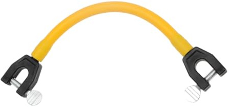Mikinona Connecteur de Pointe de Ski Jaune pour Entraînement Aide Au Contrôle et Apprentissage du Virage de Base pour Débutants