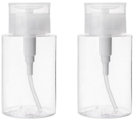 2pcs 300ml Petg Reusable Cosmetics Bottle for Travel and Business | Leakproof Design, Refillable Pump Dispenser Style, Suitable for Nail Polishing Cleaner, Hand Use, Compact for Trips