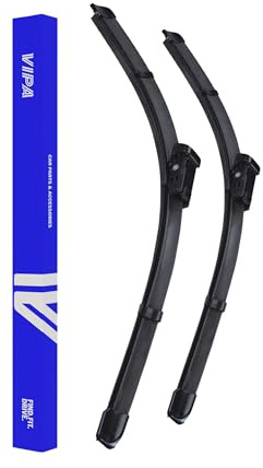 Vipa Car Parts Premium Wiper Blade Kit | Fits: JAGUAR I-PACE SUV (Mar 2018 Onwards) | All-Weather Performance | Durable, Streak-Free Windshield Wipers | Easy Installation