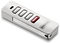 SOMMER Pearl Status Handsender weiß/Edelstahl S10448-00001