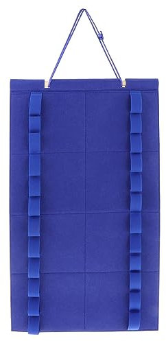 rockible Taekwondo Gürtel Display, Wandbehang, Karate Gürtel Display, Halter, Filz Kollektion, Erwachsene, Kampfsport Gürtel Organizer für Judo, Boxen, Blau