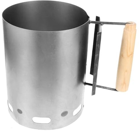 Homoyoyo Secchio per Ferro Accenditore Barbecue Portatile per Grigliate all Aperto Picnic e Campeggio per Barbecue Cottura e Accensione Rapida Design Ergonomico Prese d Aria per Calore