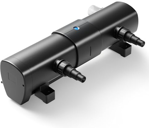 SunSun CUV-2072 Teichklärer 8000 l/h / 72 W UVC für Teichgrößen bis 90.000 Liter, Vorklärgerät für Teichfilter & Teichpumpe, Wasserklärer mit UV-Lampe, Lichtfilter zur Algenbekämpfung