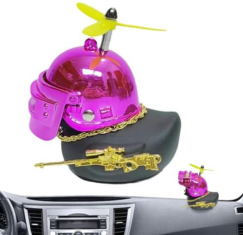 Auto-Enten für Armaturenbrett, Enten-Fahrradklingel | Autoschmuck Coole Brille Ente - Fahrrad-Entenhupe, Motorrad-Lenker-Ente, Auto-Armaturenbrett-Dekorationen, passend für Fahrrad, Roller, SUV, Wohnm