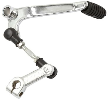 A ABSOPRO Silver Tone Gear Shifter Shift Lever 26cm Long for Motorcycle | Metal, for GN Motorcycle
