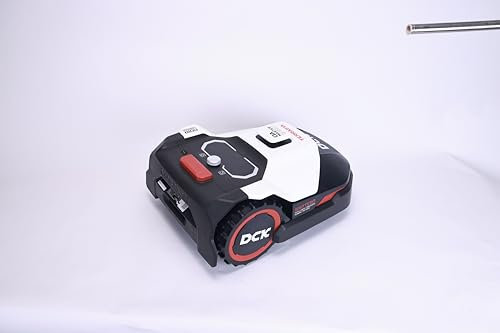 DCK Tagliaerba Robot 1000㎡ con Controllo App, Pendenza 40%, Rasaerba con Impostazione del Programma di Taglio, Altezza di taglio 30-60MM, Sensore Pioggia, Connessione WiFi e Bluetooth, 54dB, IPX5