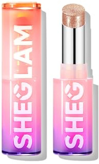 SHEGLAM Mirror Kiss High-Shine Lipstick Silky Jelly Texture Hydrated&Smooth Lip Gloss-Own Your Shine