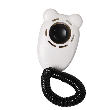 shjxi Pet Training Clicker, Wrist Strap Included, Positive Reinforcement Tool, Dogs, Puppies, Cats, Birds, Horses, Lightweight and Portable Design, Versatile Use, 1.77x2.76x0.79 Inches