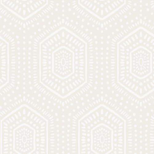 Heroad Peel and Stick Wallpaper Boho Beige Neutral Geometric Removable Wallpaper for Bedroom Modern Polka Dot Contact Paper Vinyl Decoration Self-Adhesive Waterproof 17.3x78.7