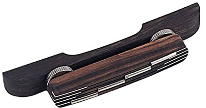 Toddmomy Puente Color Café Altura Ajustable Reemplazo Fácil y Portátil para Mandolina de 4 Cuerdas para Puente de Guitarra Clásico