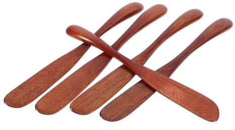 COLLBATH 5pièces Spatule à Confiture Grattoir De Outils Pour Cuisine Pâtisserie Mélange De Pâtes Étalage De Condiments Usage Polyvalent